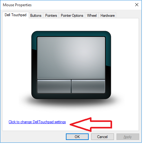Dell Turn Off Touchpad